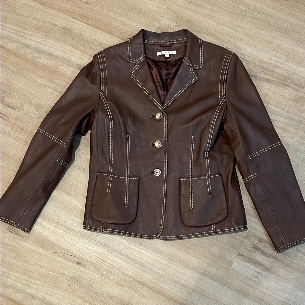 CAbi Dark Brown Women's Blazer